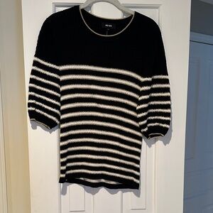 ME+EM Striped Knit Top